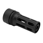Huxwrx Safety Co Quick Detach Flash Hider M26x1.5 LH, Black - Reliable, Fast Attachment - 1912