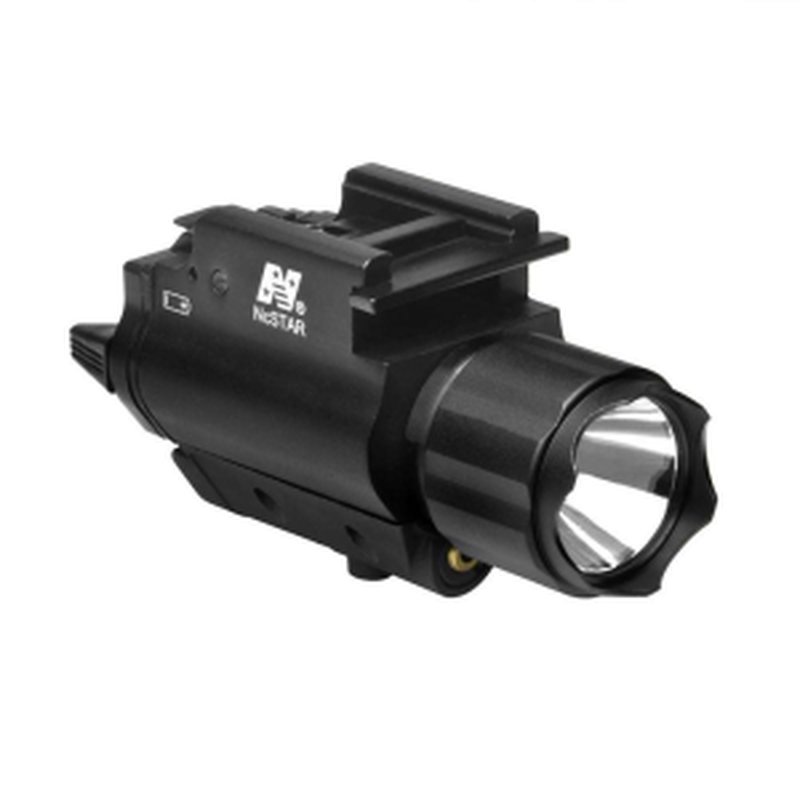 NCStar AQPFLS Flashlight & Red Laser Combo 200 Lumens 635-655 nm