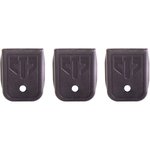 ETS Glock Double-Stack Magazine Floor Plate 9mm Polymer Black (3-Pack)