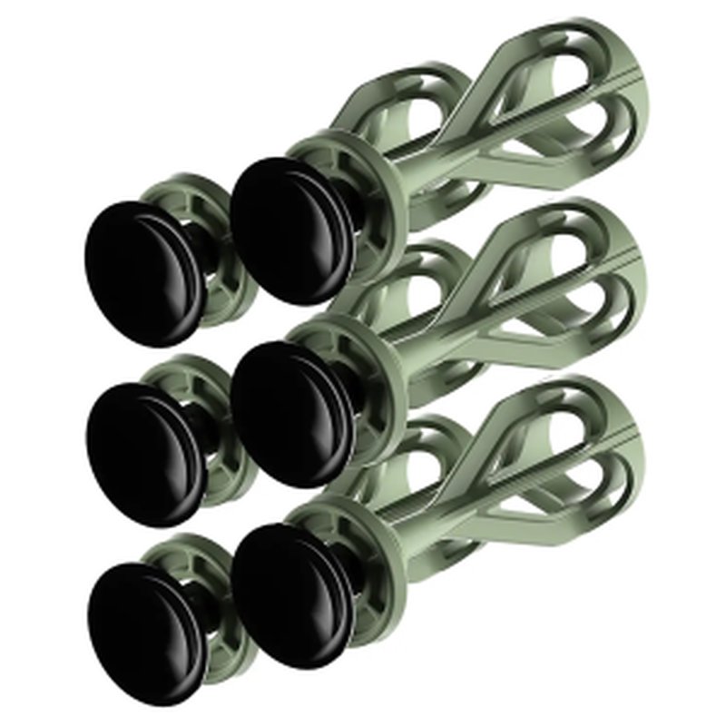 Barnett Outdoors Phantum Suction Darts 6-Pack OD Green BAR50028