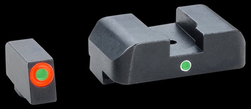 AmeriGlo i-Dot Tritium Front & Rear Sights for Glock Pistols