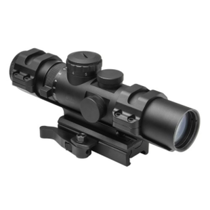 NCSTAR XRS SERIES 2-7X32 COMPACT SCOPE Illuminated Mil Dot Reticle Matte Black