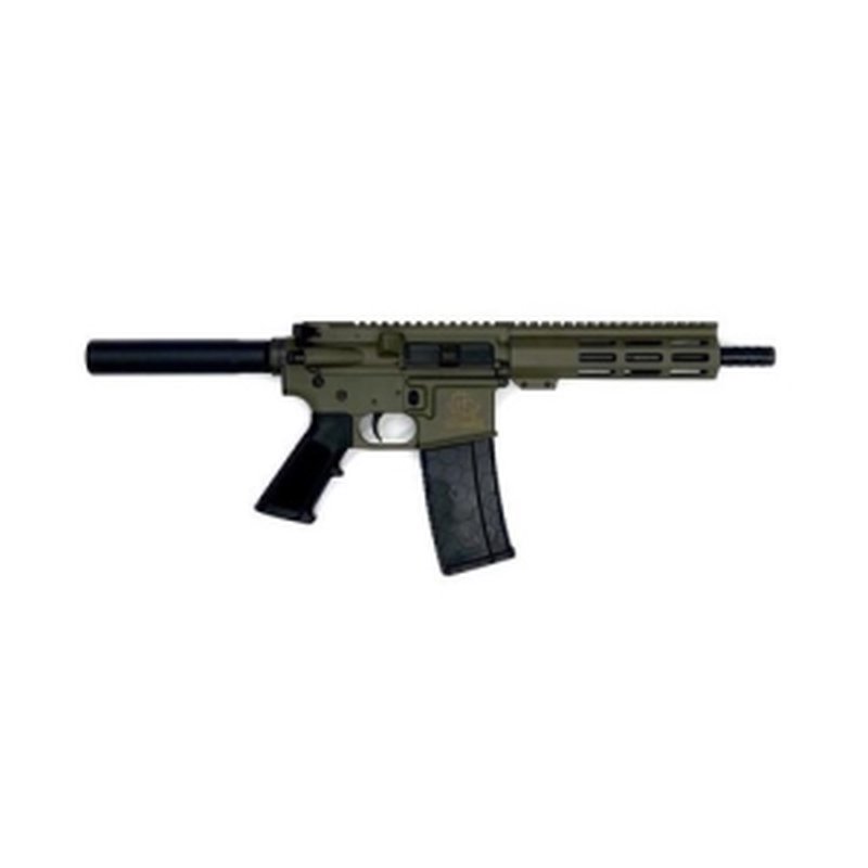 GREAT LAKES FIREARMS 223 Wylde 7.5in 30rd Pistol w/ Tube Only | OD Green