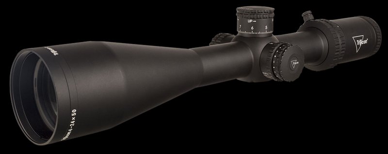 Trijicon Tenmile 4-24x50mm MRAD Ranging Scope 30mm Tube Matte Black Red Dot Reticle