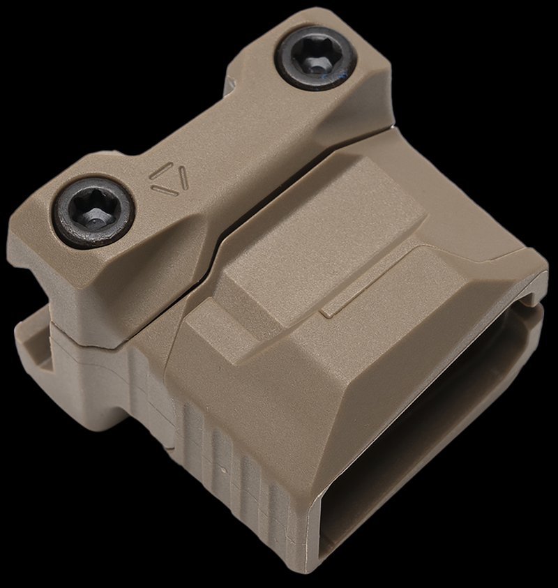 Strike Picatinny Stacked Angled Grip Flat Dark Earth Cable Management ARCMSPSAFFDE