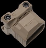 Strike Picatinny Stacked Angled Grip Flat Dark Earth Cable Management ARCMSPSAFFDE