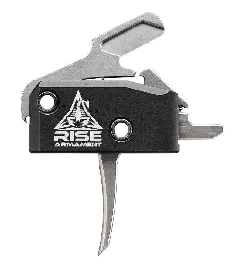Rise Armament RA 434 Performance Single Stage AR Platform Flat Trigger, Silver