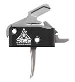 Rise Armament RA 434 Performance Single Stage AR Platform Flat Trigger, Silver