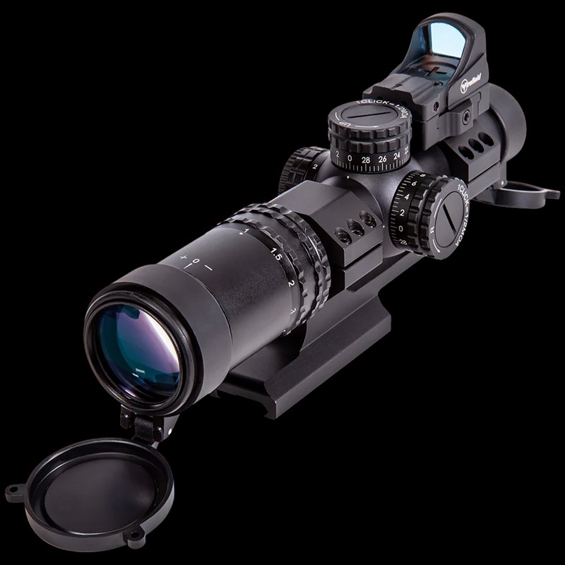 Firefield RapidStrike 1-4x24 Rifle Scope Kit with Reflex Sight Circle Dot Reticle FF13071K