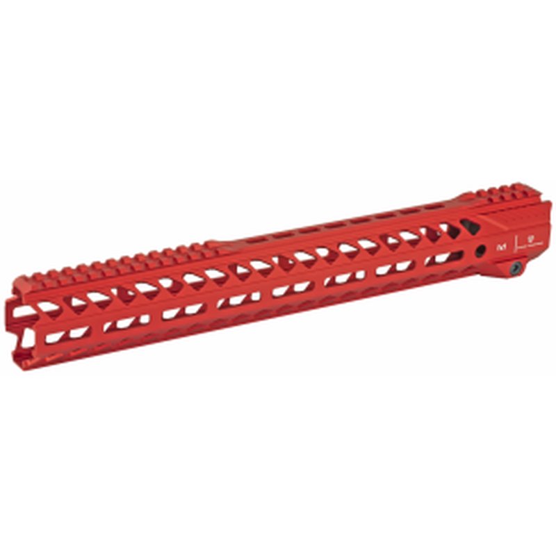 Strike Industries Strike Rail MLOK Handguard 15.5 inch Red AR Rifles