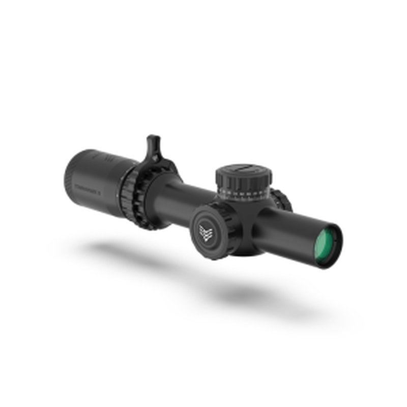 Swampfox Optics Tomahawk II 1-6x24 SFP Variable Optic, Red BFO (Bright Fiber Optic) Reticle - THK16241-RF