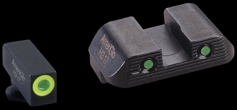 AmeriGlo Trooper Glock Night Sights GL822 Front/Rear