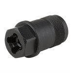 MIDWEST INDUSTRIES, INC. - AR-15 .750 GAS BLOCK W/ FLIP-UP COMBAT SIGHTS