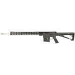 Great Lakes Firearms AR-10 7mm Remington Magnum Semi-Auto Rifle with Hogue OverMold Black Synthetic Stock