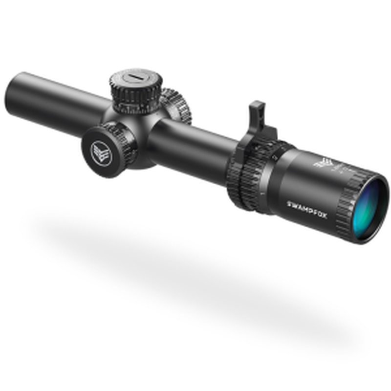 Swampfox Tomahawk 1-8X24 SFP IR LPVO - Guerrilla Dot BDC Reticle - 30MM Tube - ATK18241-B