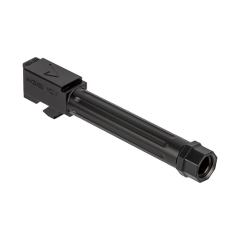 Agency Arms Glock 19 Mid Line Fluted Threaded Barrel 9mm DLC 1/2x28