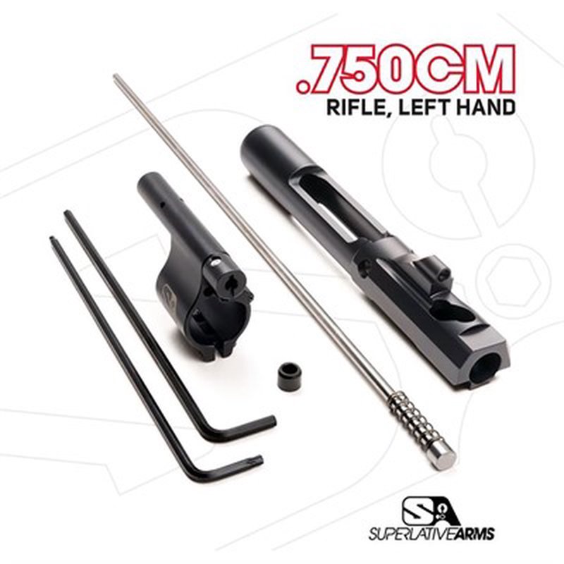 AR-15 Adjustable Piston System with Clamp 0.750 Block Left Hand