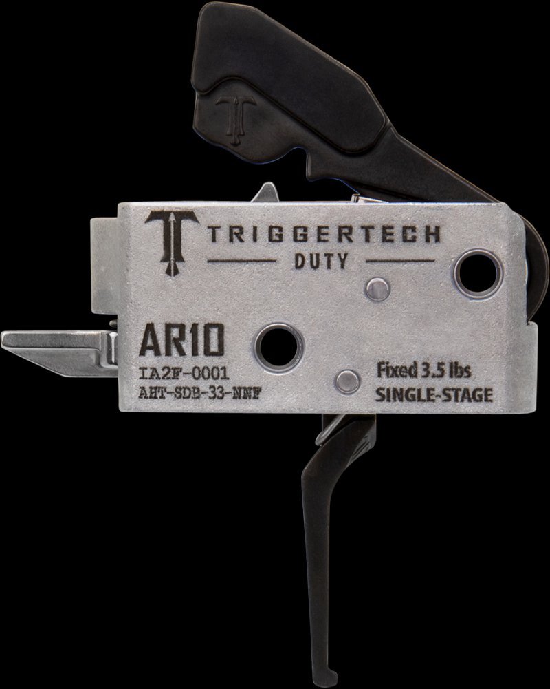 TriggerTech AR-10 Duty Flat Single-Stage Trigger 3.5 lb Zero Creep