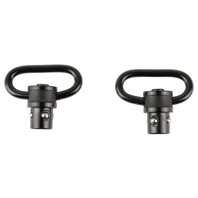 Quake Claw QD Flush Cup Swivels 1-Inch Quick-Detach Push Button Steel Black