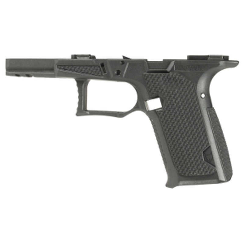 Lone Wolf Dusk19 Textured Compact Bare Frame Gray for Glock Gen 3/4