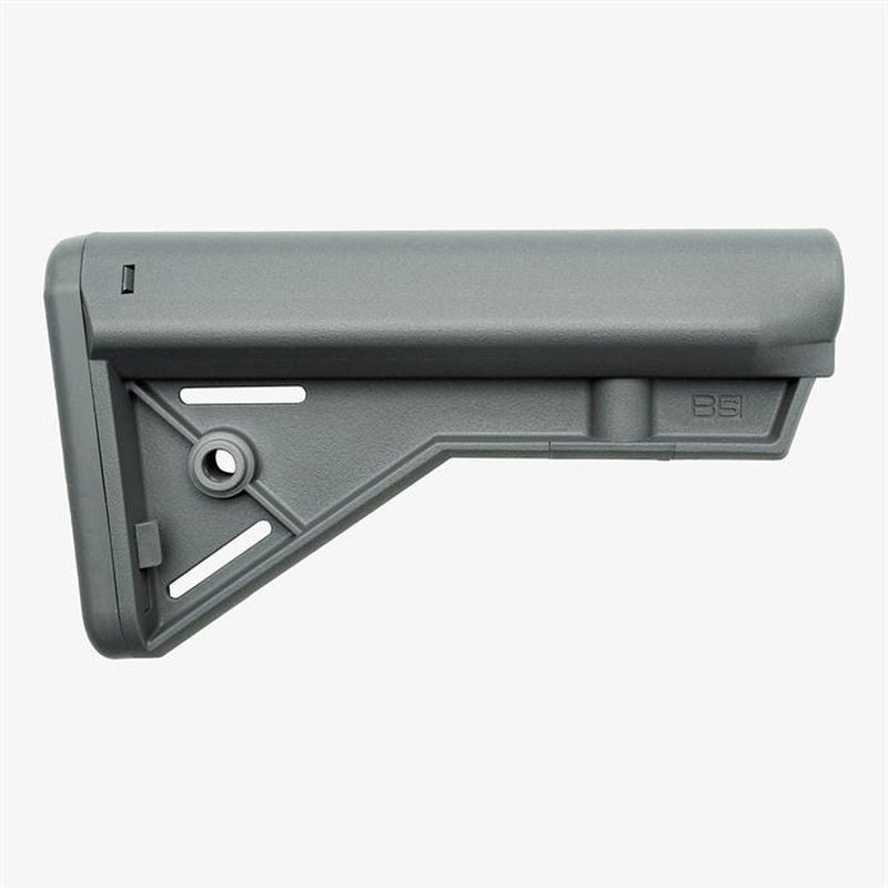 B5 Systems Bravo Fixed Polymer Stock for AR-15 Mil-Spec (Gray)
