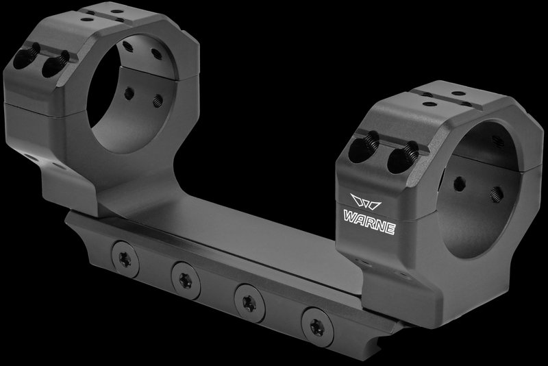 Warne Skyline Precision One-Piece Scope Mount 30mm 0 MOA Black Anodized