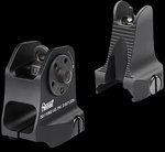 Daniel Defense Fixed Iron Sight Set AR-15 Rock & Lock 6061-T6 Aluminum Type III Hardcoat Black