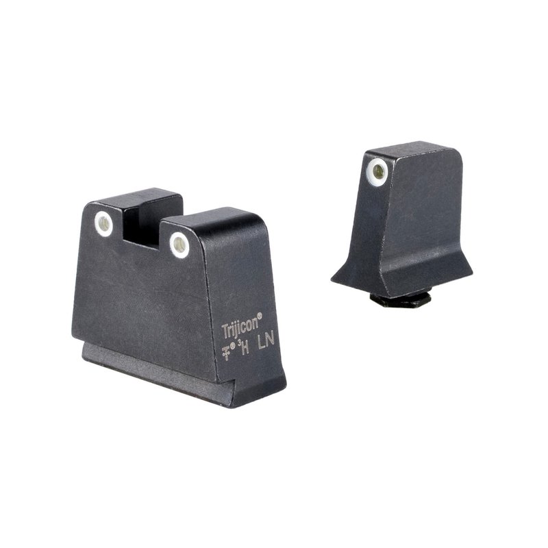 Trijicon Suppressor/Optic Height Night Sights Glock 42/43/43X/48 White White Green Tritium GL243-C-601140