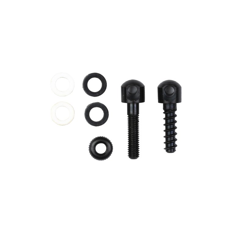 GrovTec Sling Swivel Stud Kit 7/8 in Machine Stud 3/4 in Wood Stud Black Oxide GTHM47