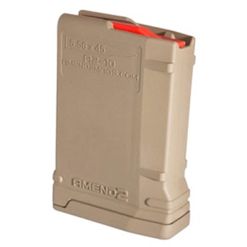Amend2 Mod-2 AR15 Magazine 5.56 NATO 223 Rem 10rd FDE