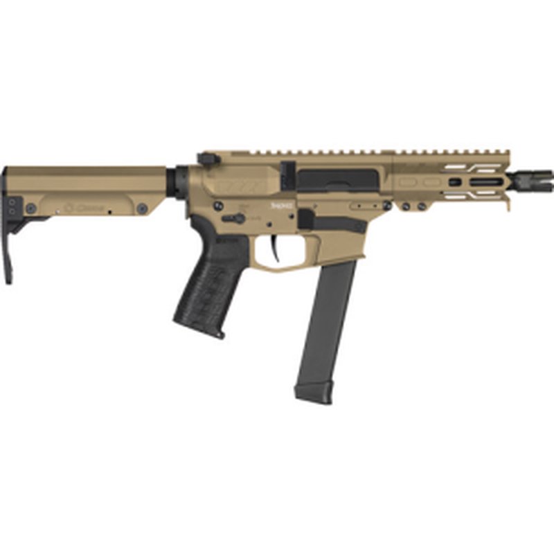CMMG MkGs Banshee 9mm 5in AR-15 Pistol Coyote Tan