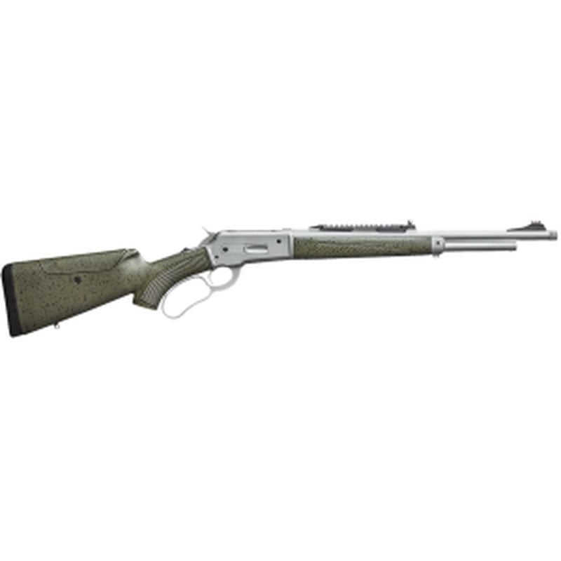 Davide Pedersoli Guidemaster-X Lever Action Rifle 45-70 Gov 19in Silver Cerakote