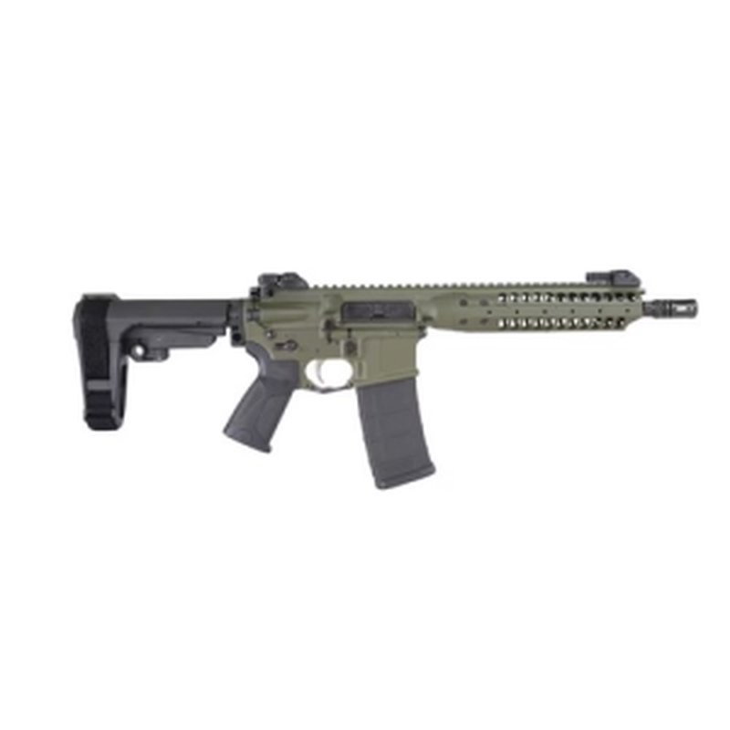 LWRC IC-A5 Pistol .300 Blackout 10.5in Barrel 1:7 Twist OD Green SBA3