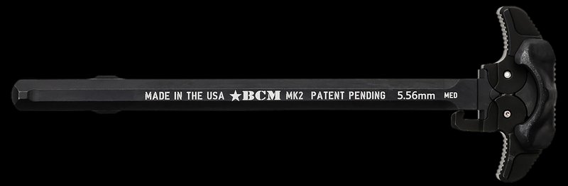 Bravo Company MK2 Ambidextrous AR-15 Charging Handle Medium Latch Black 7075-T6