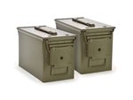 M2A1 50 Caliber Empty Ammo Cans (New) 2-Pack