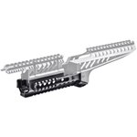 CAA AK47 Aluminum Lower Handguard With Three Rails