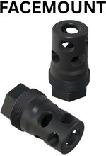 COMSTOCK MUZZLE BRAKE 1/2X28 9MM COMPACT FACEMOUNT