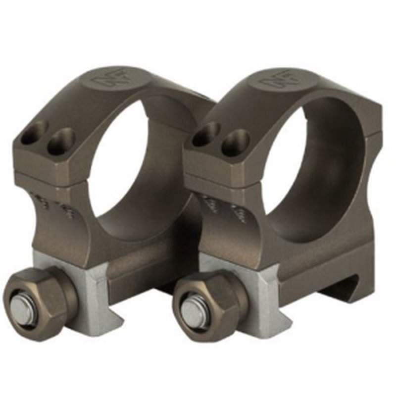 NIGHTFORCE XTRM Ring Set 1.0" Med 30mm Ultralite 4 screw DE
