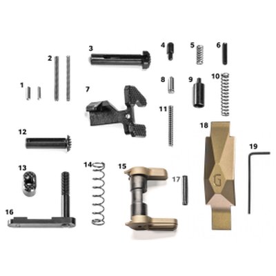 Geissele Automatics Ultra Duty DDC LPK Desert Dirt Color No Grip 05-435S