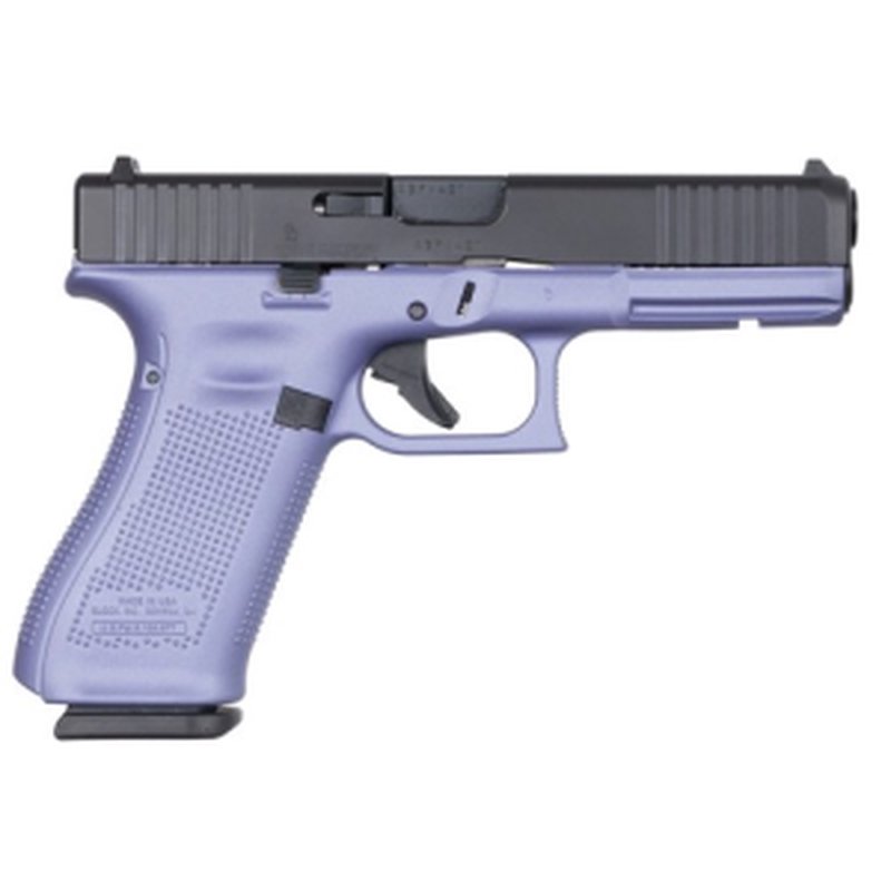 Glock G17 Gen5 9mm 4.5in 17rd Orchid/Black Cerakote