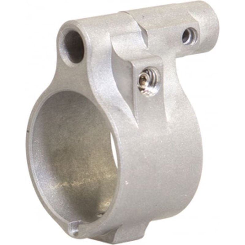 Q LLC GBADJ Gas Block Adjustable .750" Silver Steel