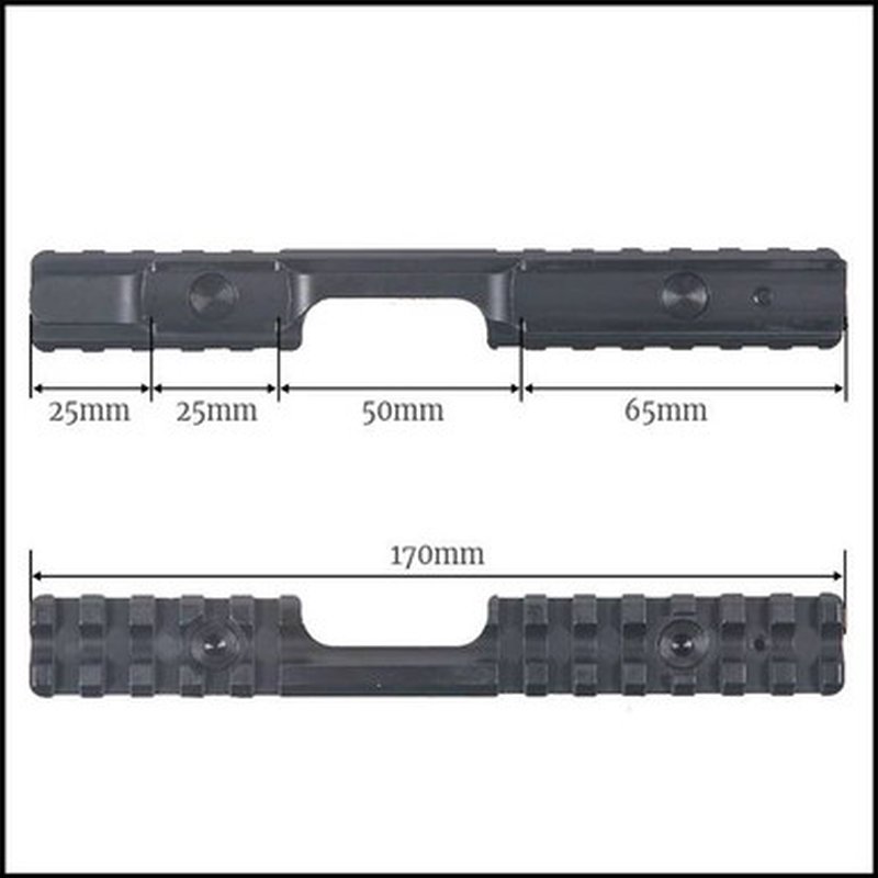 Contessa SRL Contessa Picatinny Rail Anshutz 54-64 0 MOA PH29