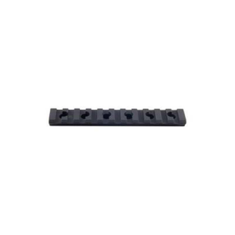 GGG Direct Thread UFIR Picatinny Accessory Rail, Aluminum, Black, 4.5 in