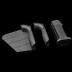 Aim Sports PJFARG Featureless AR-15 Polymer Grip - Textured Black