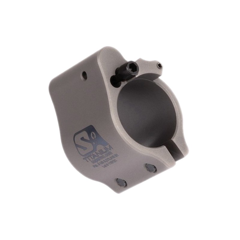 Superlative Arms Clamp-On Direct Impingement Adjustable Gas Block 0.75" x 1", Gray