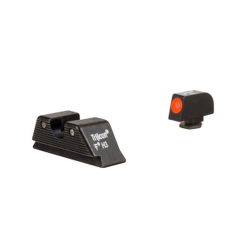 Trijicon HD Night Sight MOS Rear/Orange Front for Glock 17–39