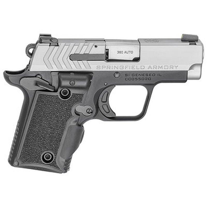 Springfield Armory 911 .380 ACP Stainless Green Laser Pistol PG9109SVG