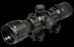 UTG BugBuster 3-9x32 Rifle Scope 1-Inch Tube Mil-Dot Red Green Black