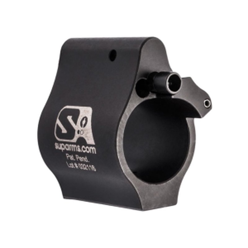 Superlative Arms Bleed Off Adjustable Low Profile Gas Block AR-15 LR-308 0.625 Melonite Black