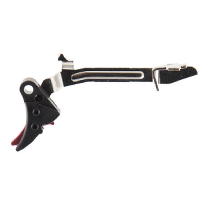 ZEV Fulcrum Adjustable Trigger Bar Kit with Red Safety for Glock Gen 1-3